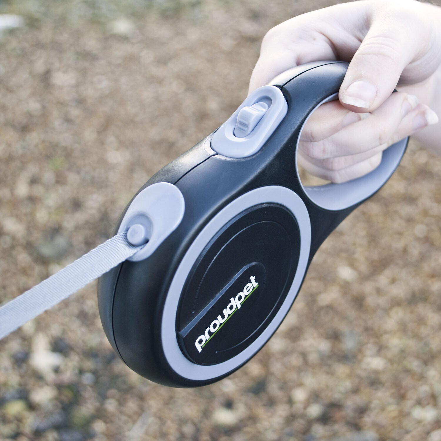 Retractable Dog Lead Pet Puppy Leash Anti-Twist Anti-Tangle Click Stop Extending