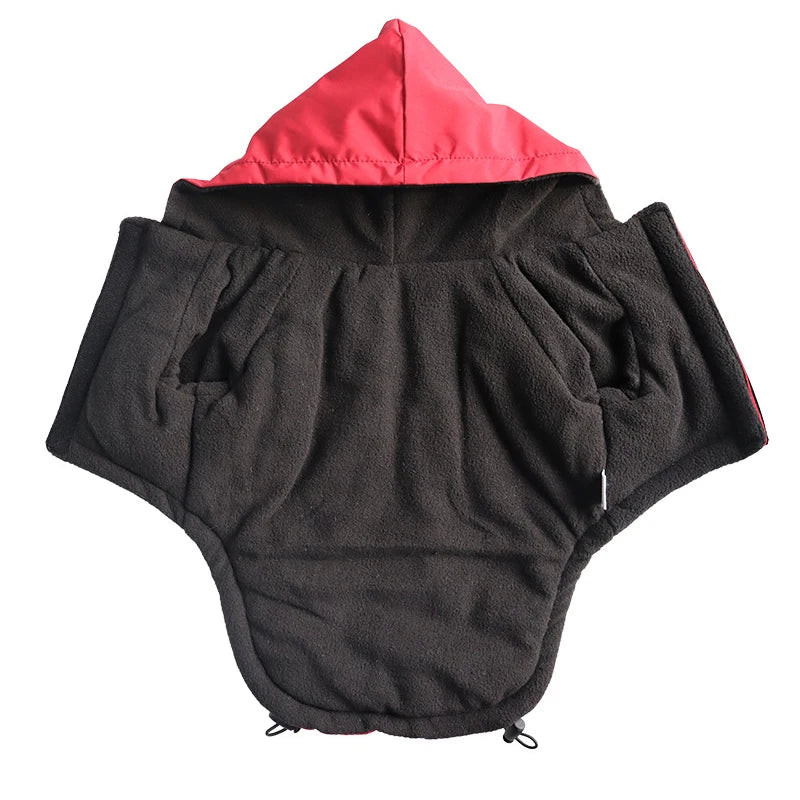 Reflective Waterproof Pet Coat for Small to Medium Dogs - Winter Fleece Jacket and Raincoat for Chihuahuas and Puppies