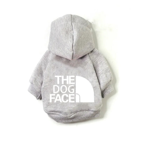 Dog Clothes Hoodies the Dog Face Wind Coat Warm for Small Large Dogs Jacket Sweatshirt French Bulldog Jacket Clothing