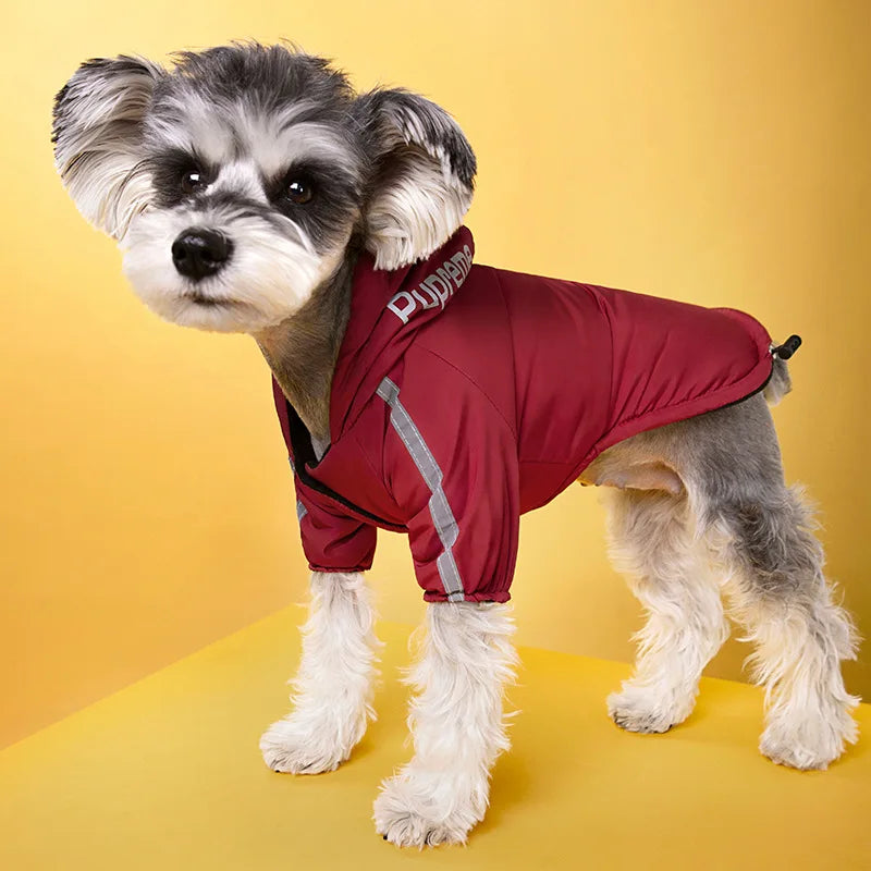 Reflective Waterproof Pet Coat for Small to Medium Dogs - Winter Fleece Jacket and Raincoat for Chihuahuas and Puppies