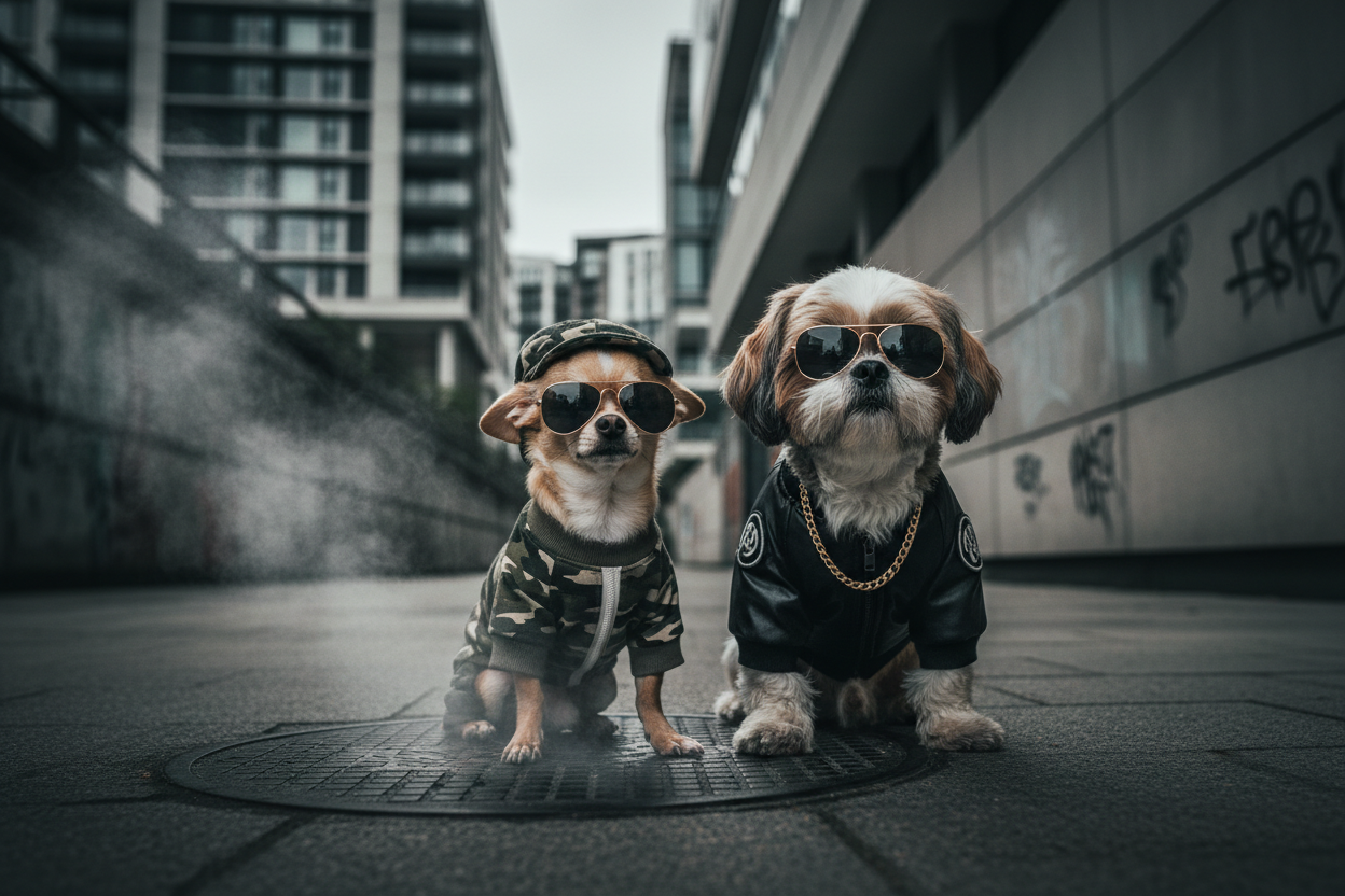 Dapper Dogs Top Boy Style - Chihuahua Sitting
