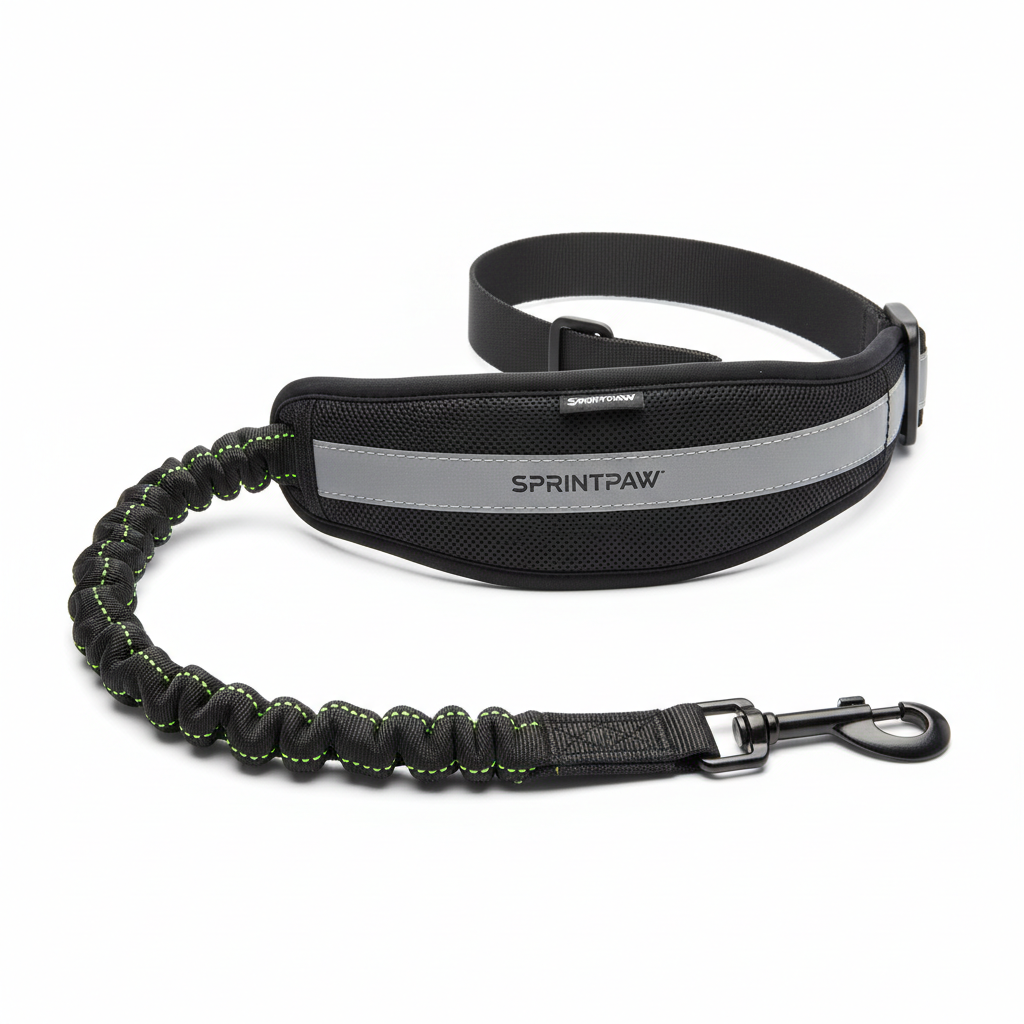FreeStride Hands-Free Running Leash with Adjustable Waist Belt